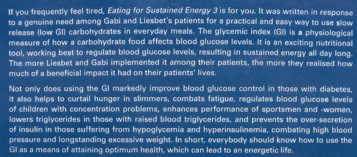Eating for Sustained Energy 3 | Liesbet Delport & Gabi Steenkamp