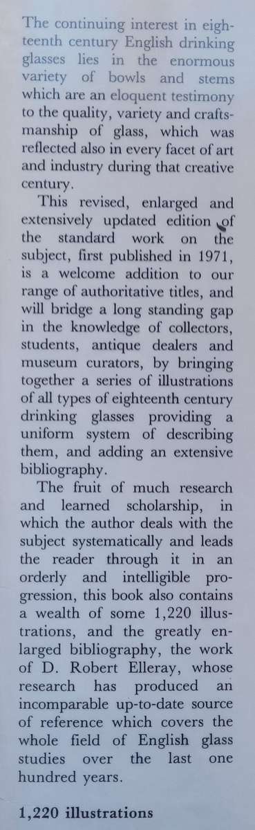 Eighteenth Century English Drinking Glasses: An Illustrated Guide | L. M. Bickerton
