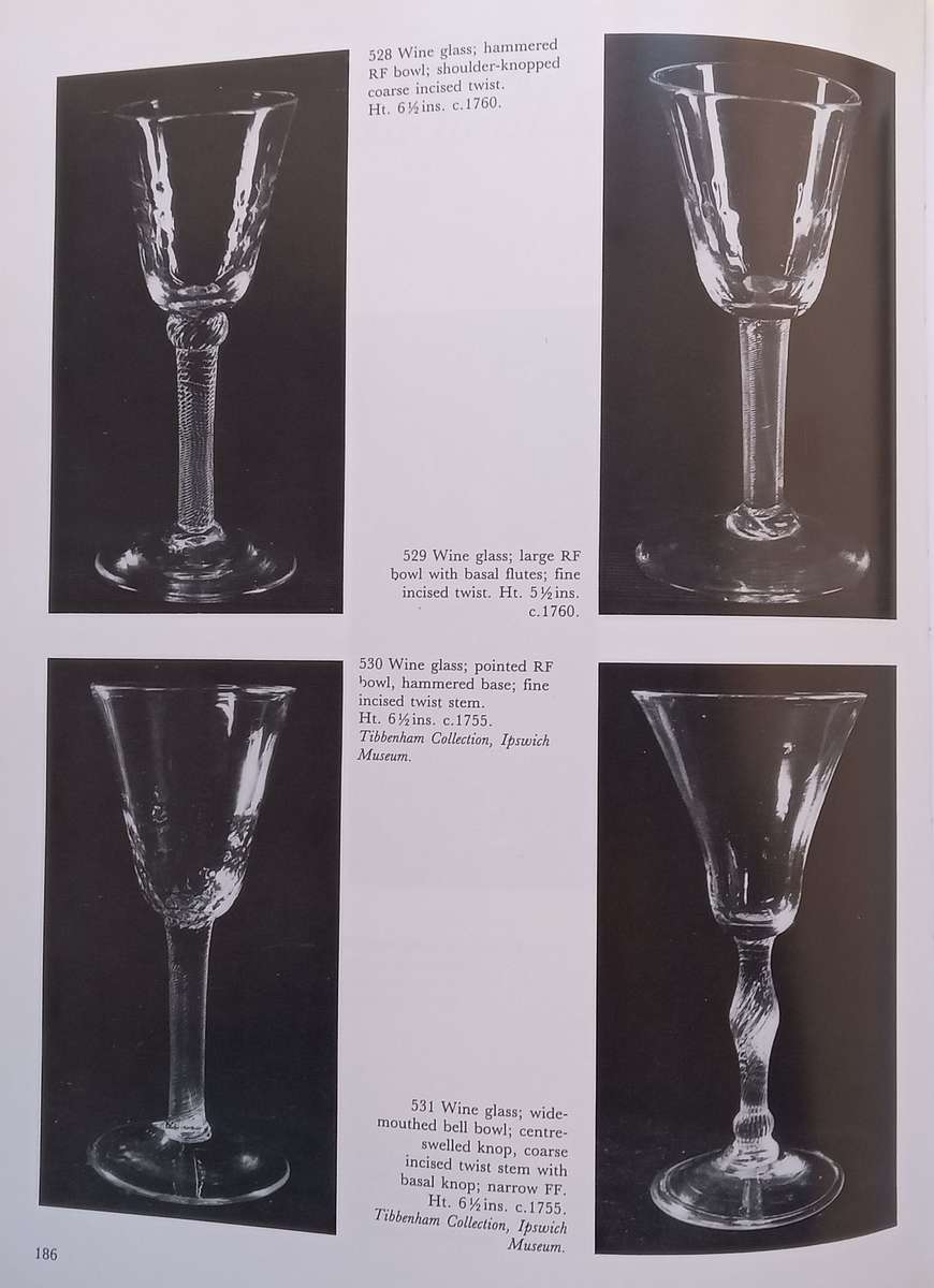 Eighteenth Century English Drinking Glasses: An Illustrated Guide | L. M. Bickerton