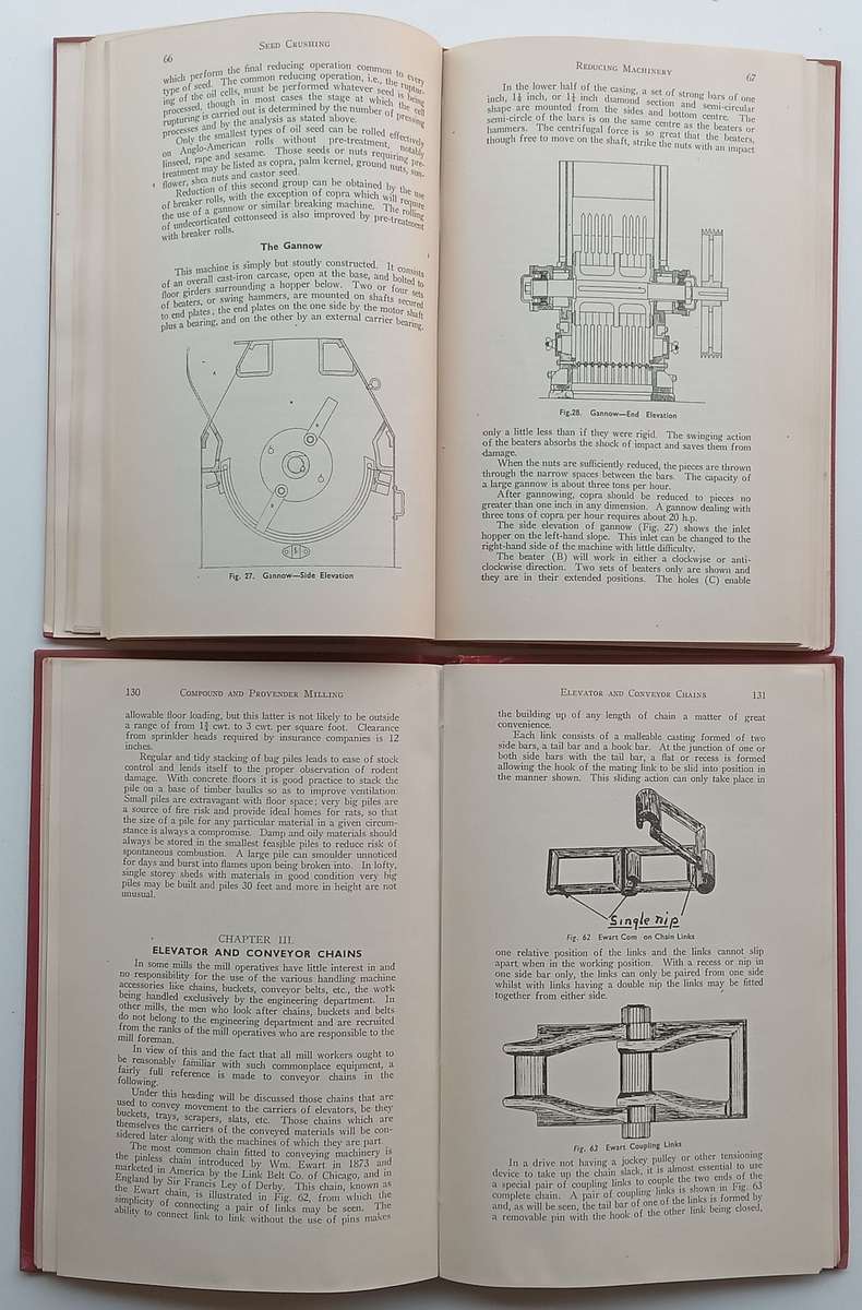 Seed Crushing, Compound and Provender Milling (2 Vols.) | H. Moore & A. S. Moore