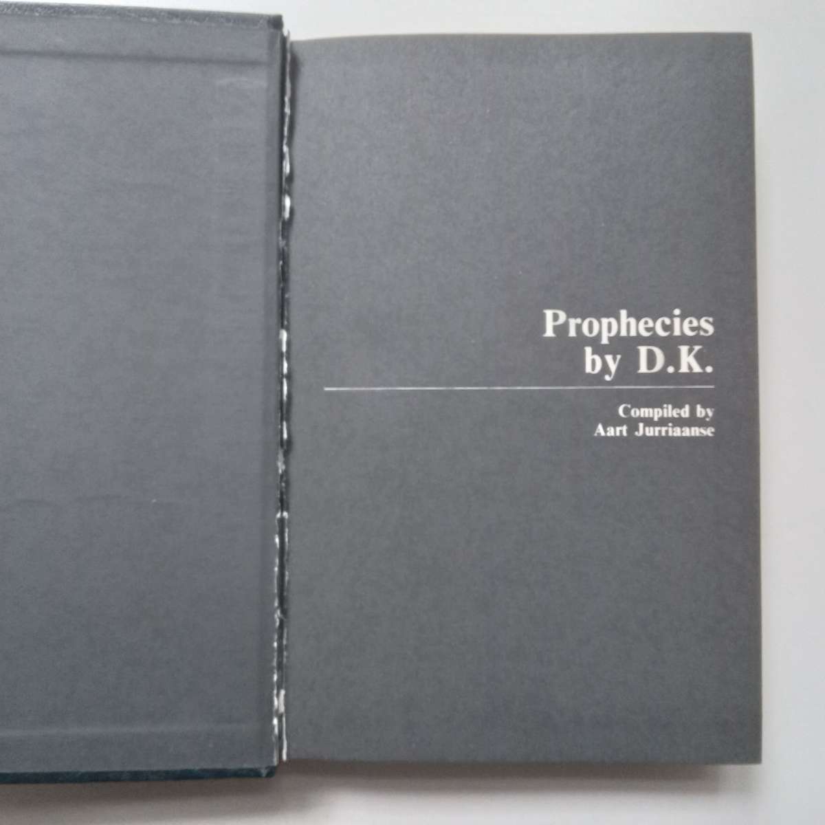 Prophecies by D. K. | Aart Jurriaanse