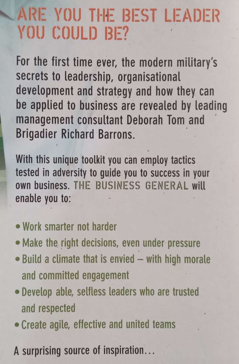 The Business General: Transform Your Business Using Seven Secrets of Military Success | Deborah T...