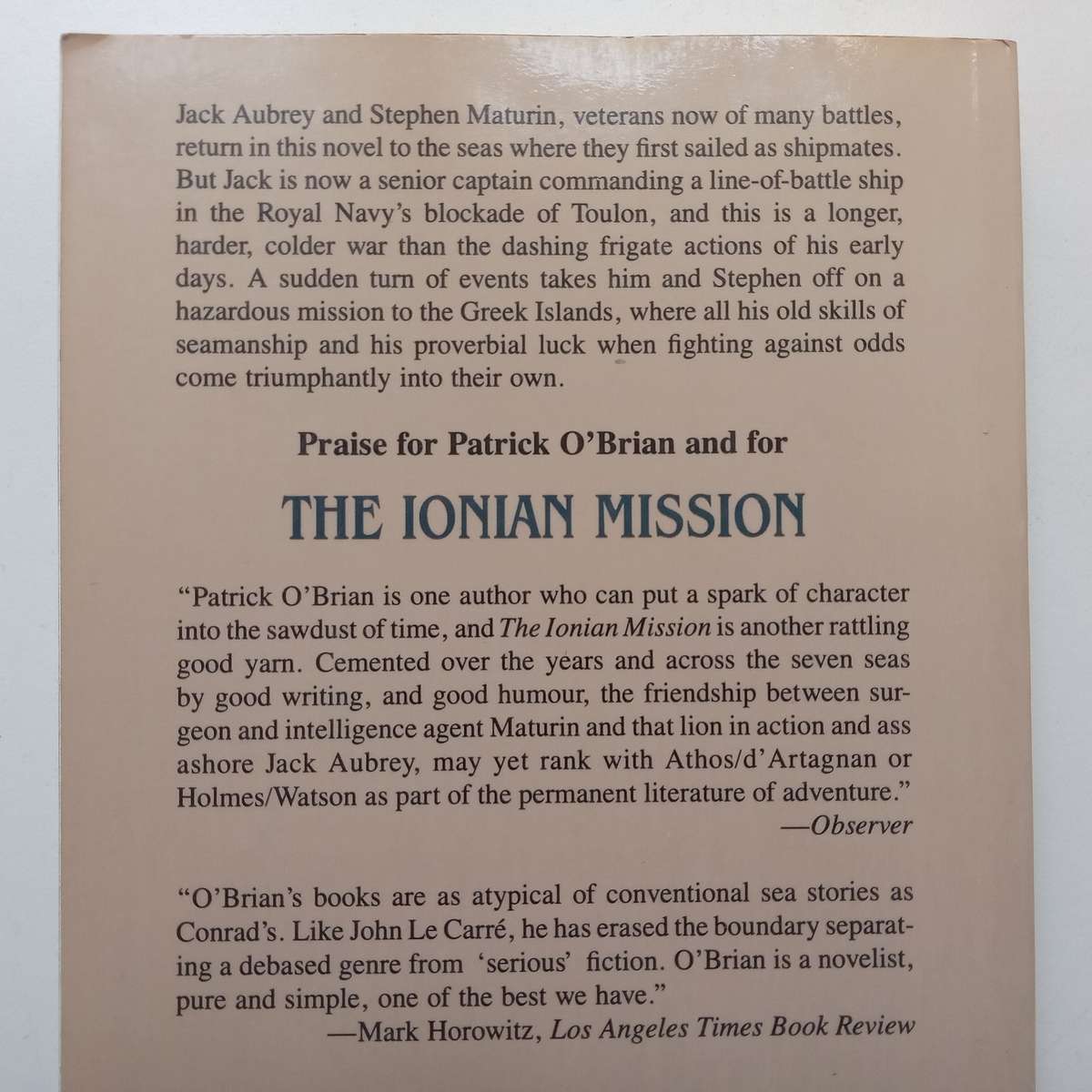 The Ionian Mission | Patrick OBrian