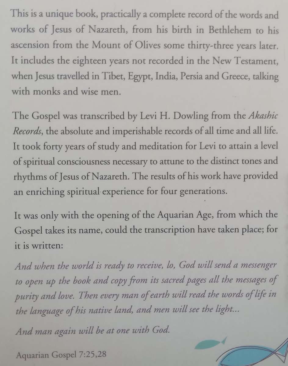 The Aquarian Gospel of Jesus the Christ | Levi