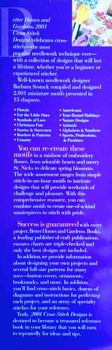 2001 Cross Stitch Designs: The Essential Reference Guide | C.F. Dahlstrom (ed.)