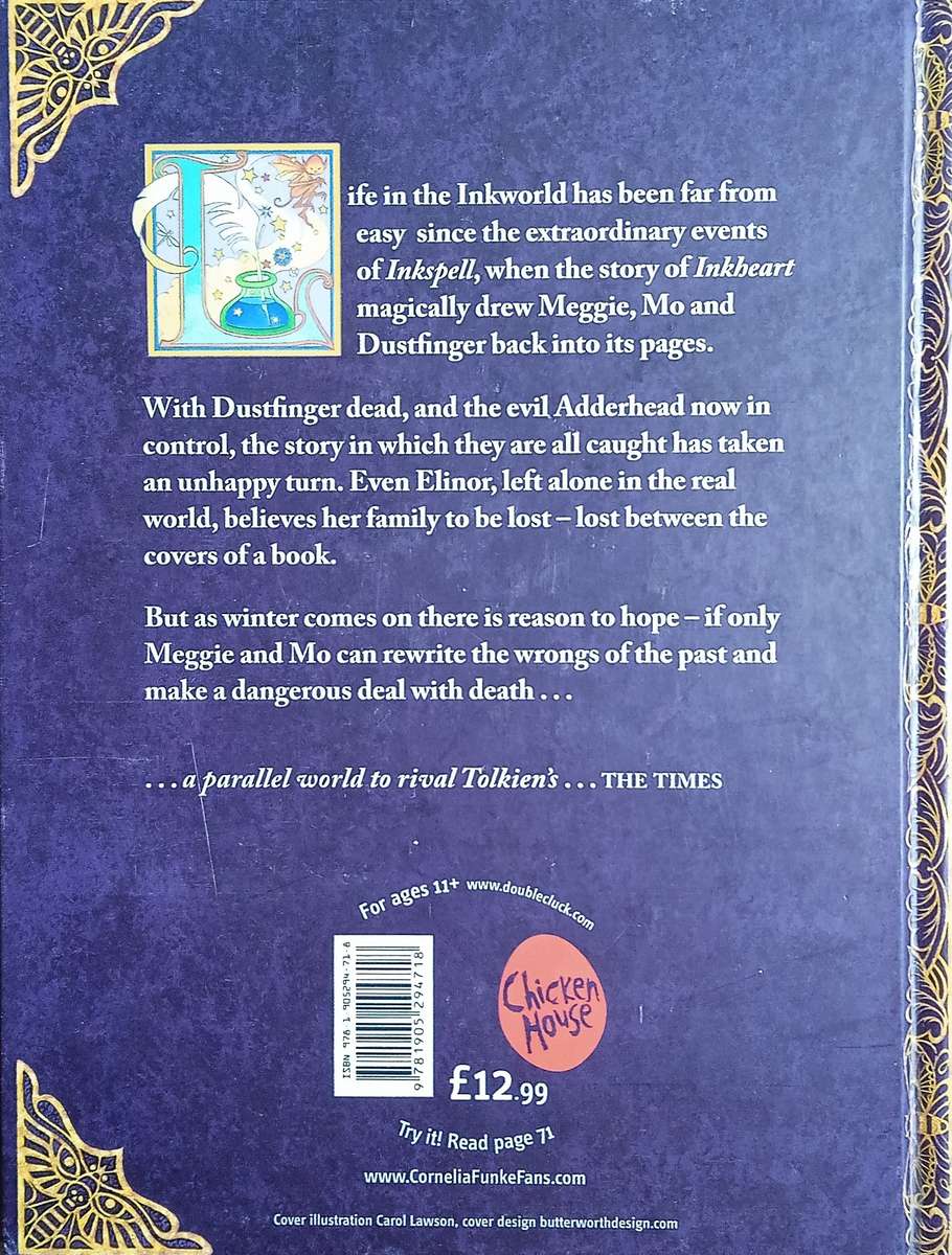 Inkdeath: The Great Finale to the Inkheart Trilogy [Signed and numbered] | Cornelia Funke