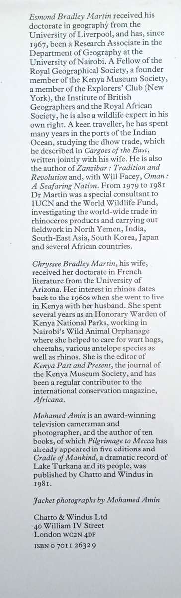 Run Rhino Run | Esmond and Chryssee Bradley Martin