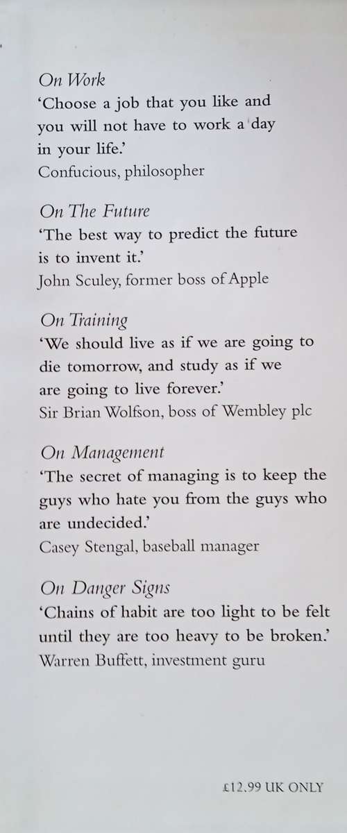 The Wisdom of Business: A Book of Maxims | Eugene Weber