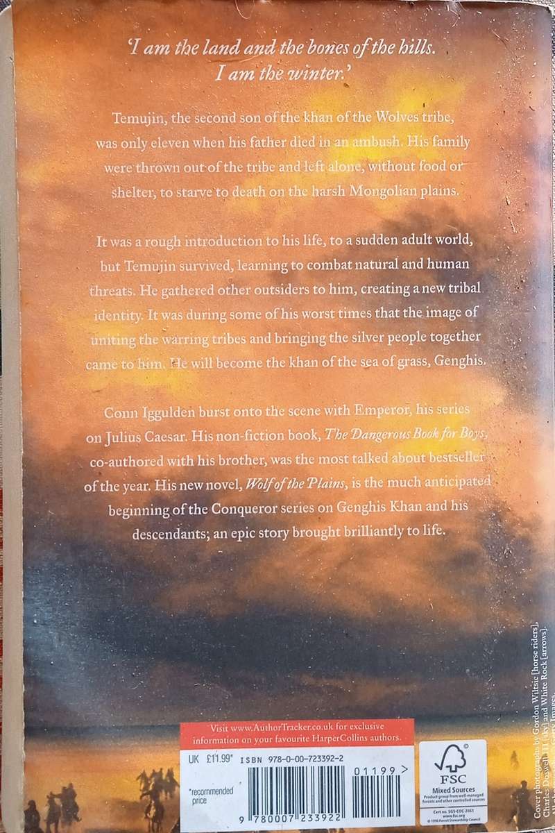 Wolf of the Plains | Conn Iggulden