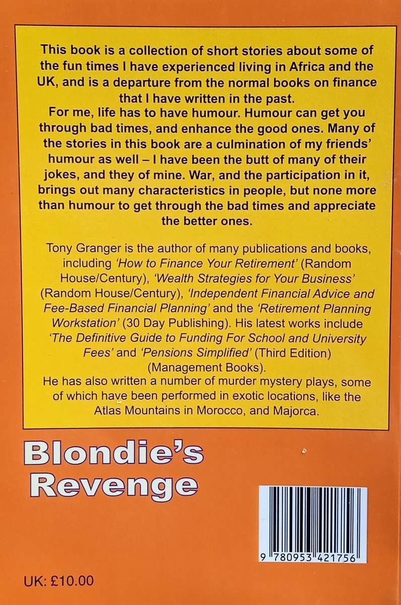 Blondie's Revenge and Other Short Stories [Inscribed] | Tony Granger