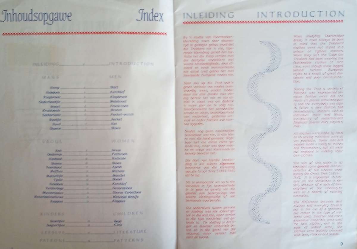 Voortrekker-Kleredrag / Dress: 'n Handleiding met Patrone / A Guide with Patterns [Afrikaans / En...