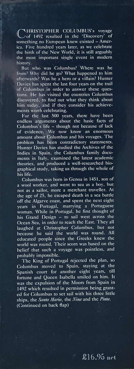 In Search of Columbus | Hunter Davies