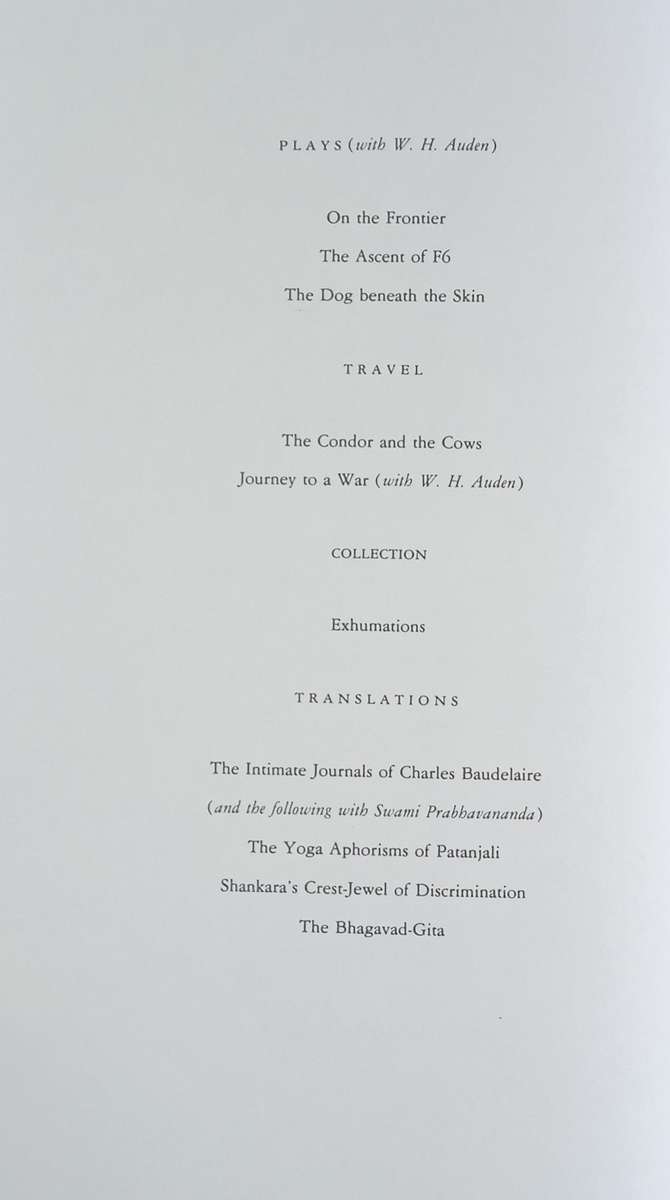 Christopher and His Kind 1929-1939 [First Edition]| Christopher Isherwood