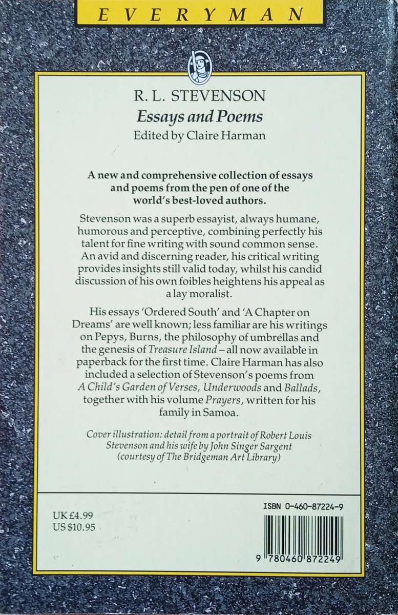 R.L. Stevenson: Essays and Poems | Claire Harman (ed.)