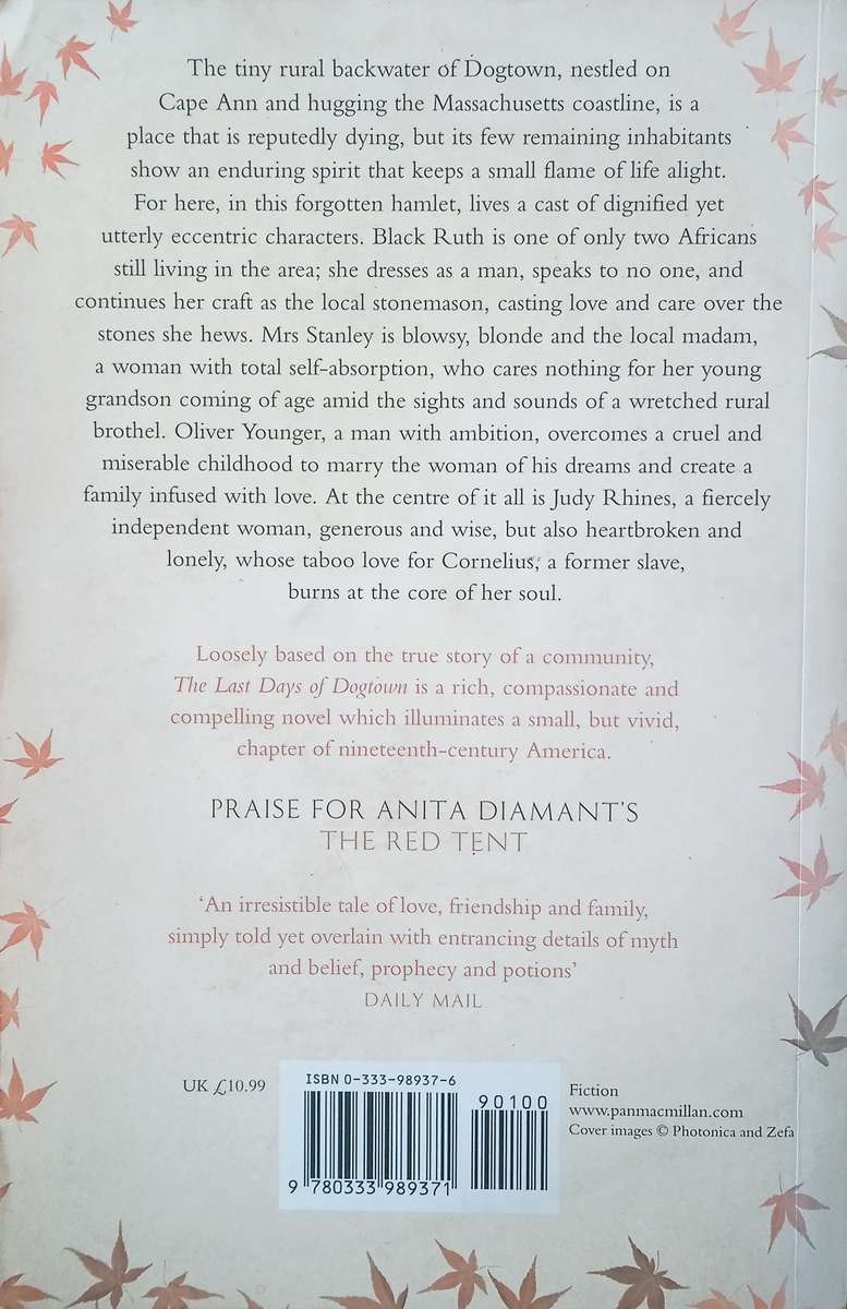 The Last Days of Dogtown | Anita Diamant