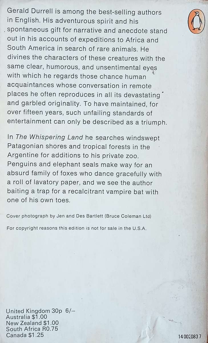 The Whispering Land | Gerald Durrell