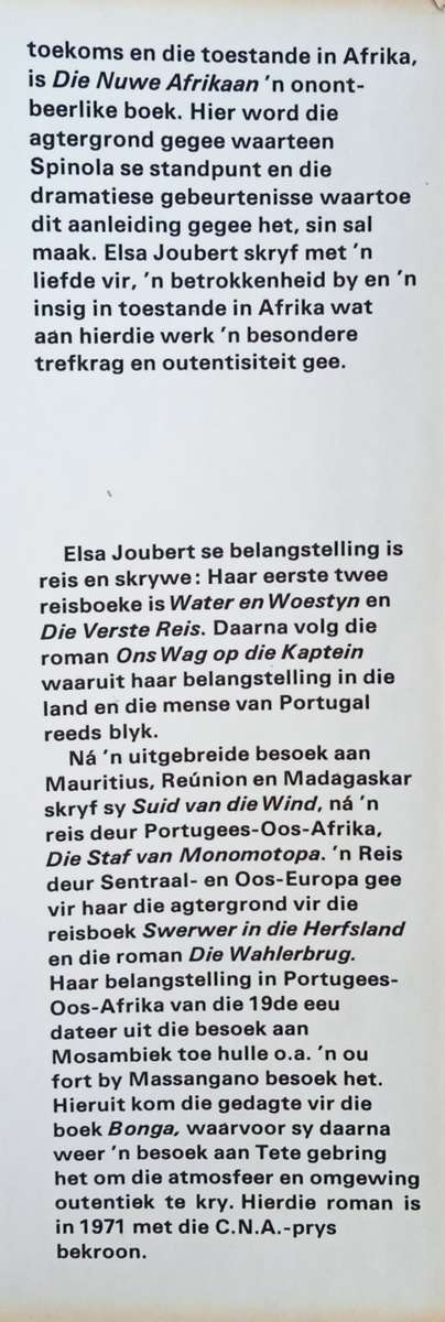 Die Nuwe Afrikaan: 'n Reis deur Angola [Afrikaans] | Elsa Joubert