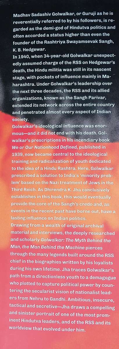 Golwalkar: The Myth Behind the Man, the Man Behind the Machine | Dhirendra K. Jha
