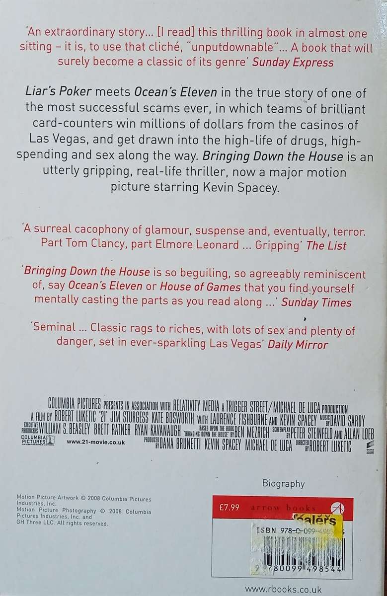 Bringing Down the House: How Six Students Took Vegas for Millions | Ben Mezrich