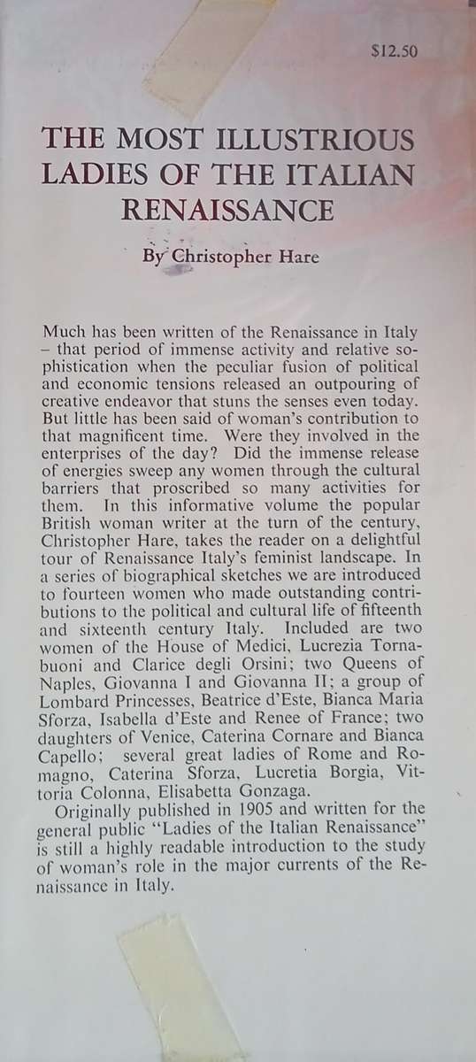 The Most Illustrious Ladies of the Italian Renaissance | Christopher Hare