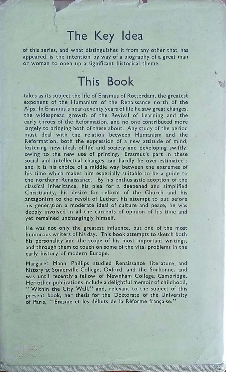 Erasmus and the Northern Renaissance | Margaret Mann Phillips