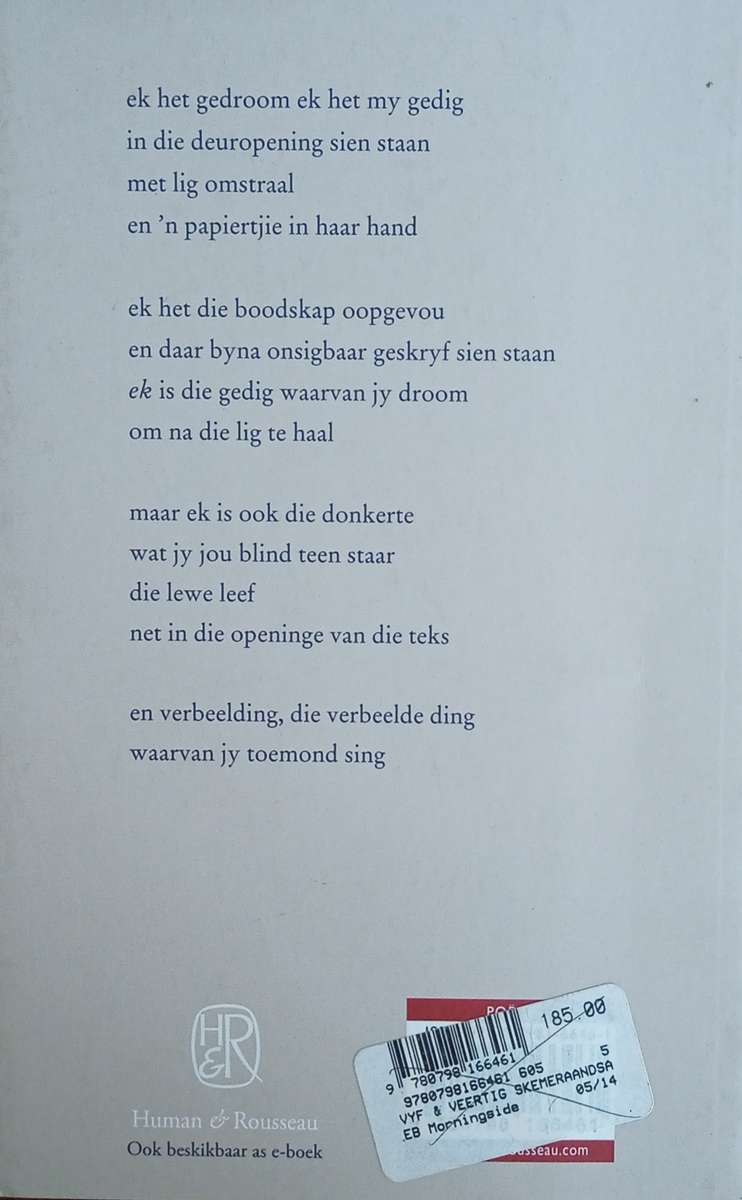 Vyf-en-Veertig Skemeraandsange [Afrikaans Text] | Breyten Breytenbach