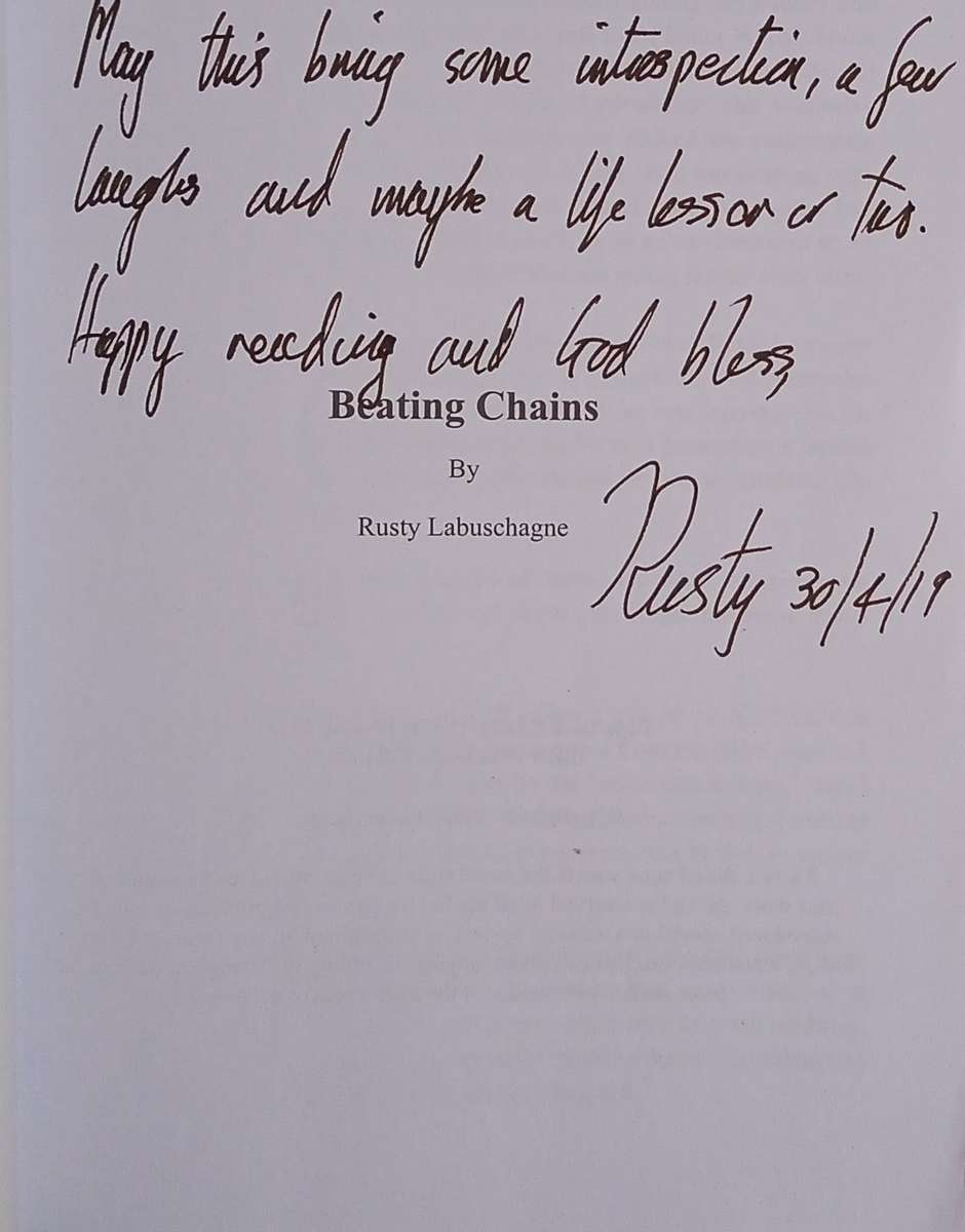 Beating Chains: Victory Over Injustice [Inscribed] | Rusty Labuschagne