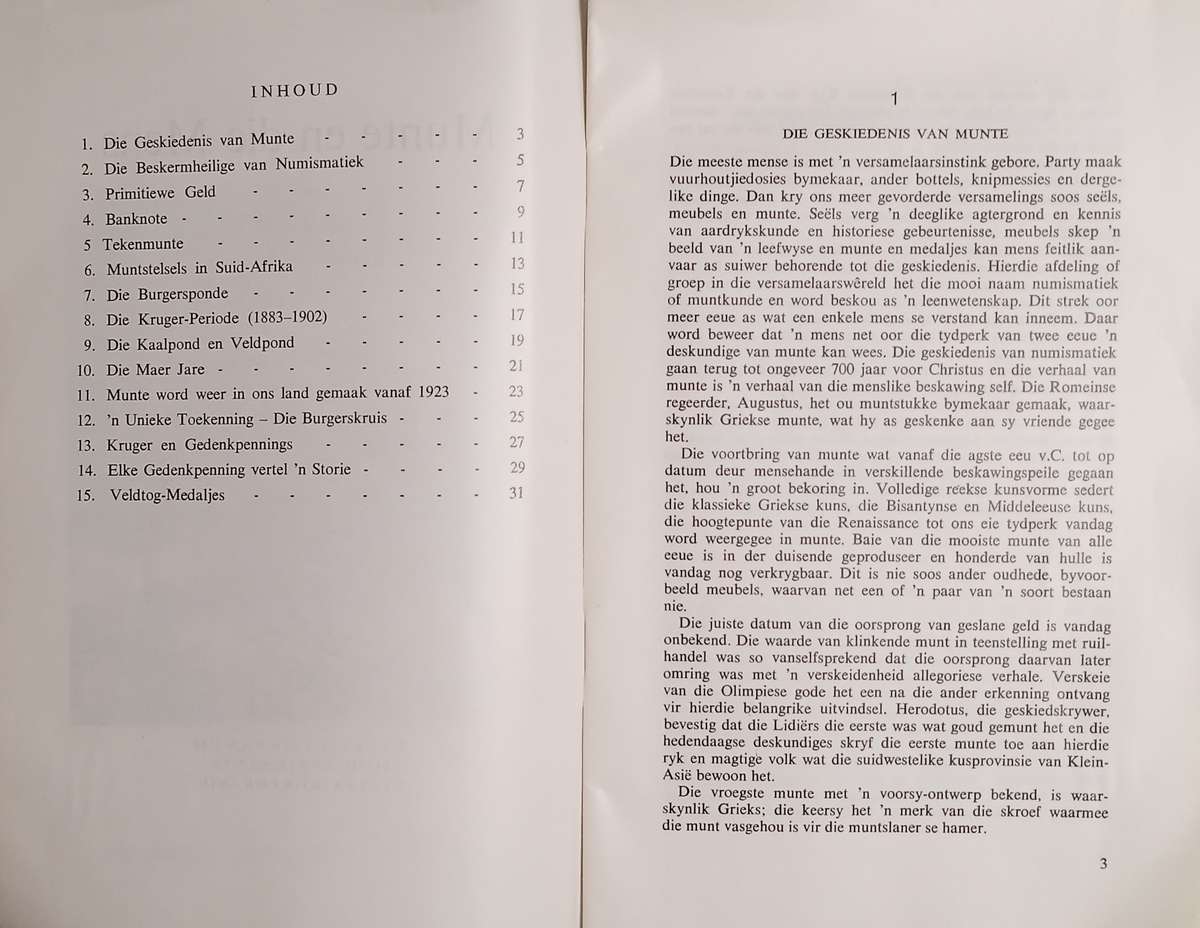 Munte en die Mens [Afrikaans] [Possibly signed by the Author] | Matthy Esterhuysen