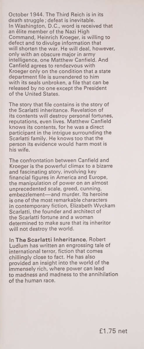 The Scarlatti Inheritance | Robert Ludlum