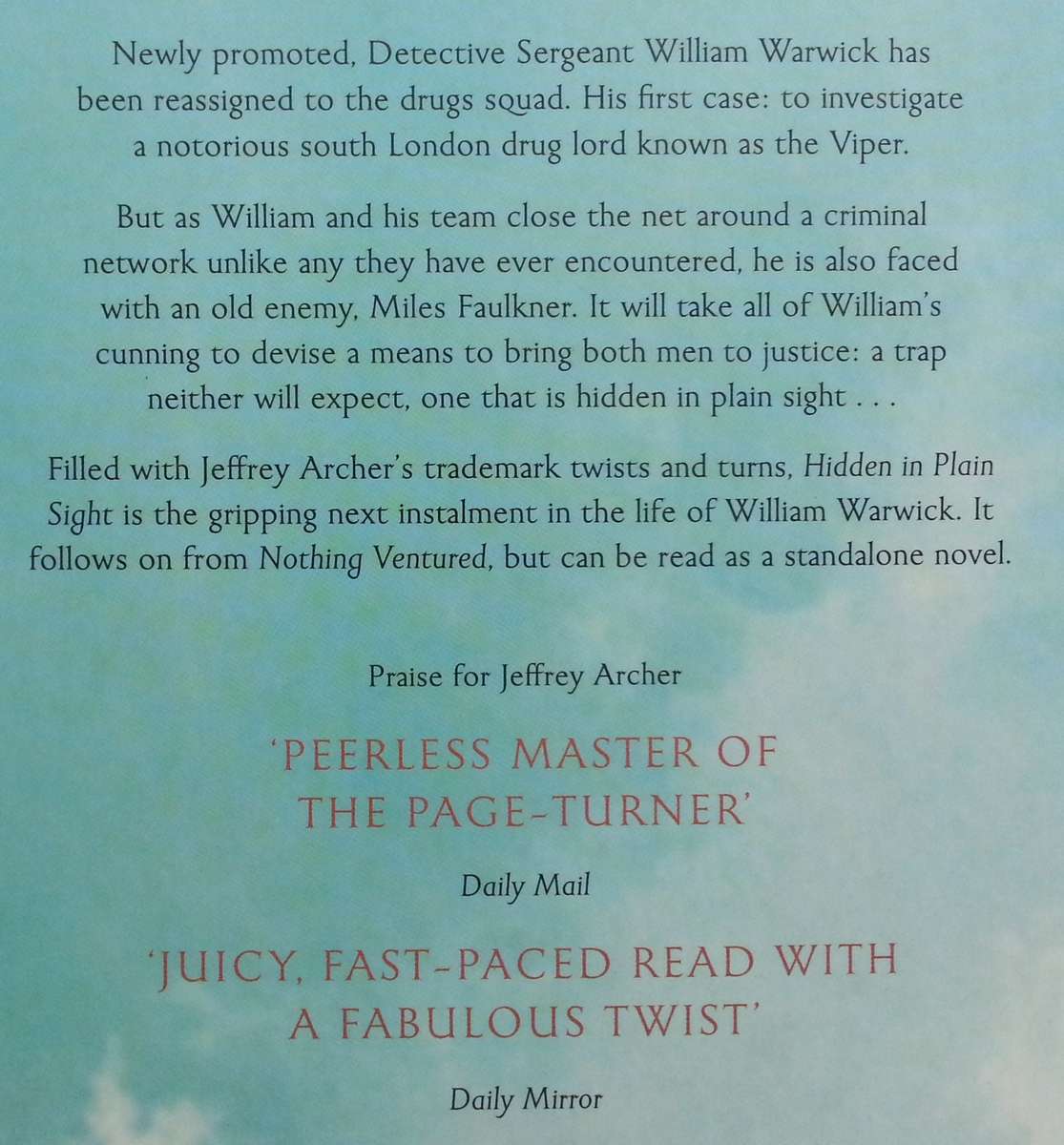 Hidden in Plain Sight | Jeffrey Archer