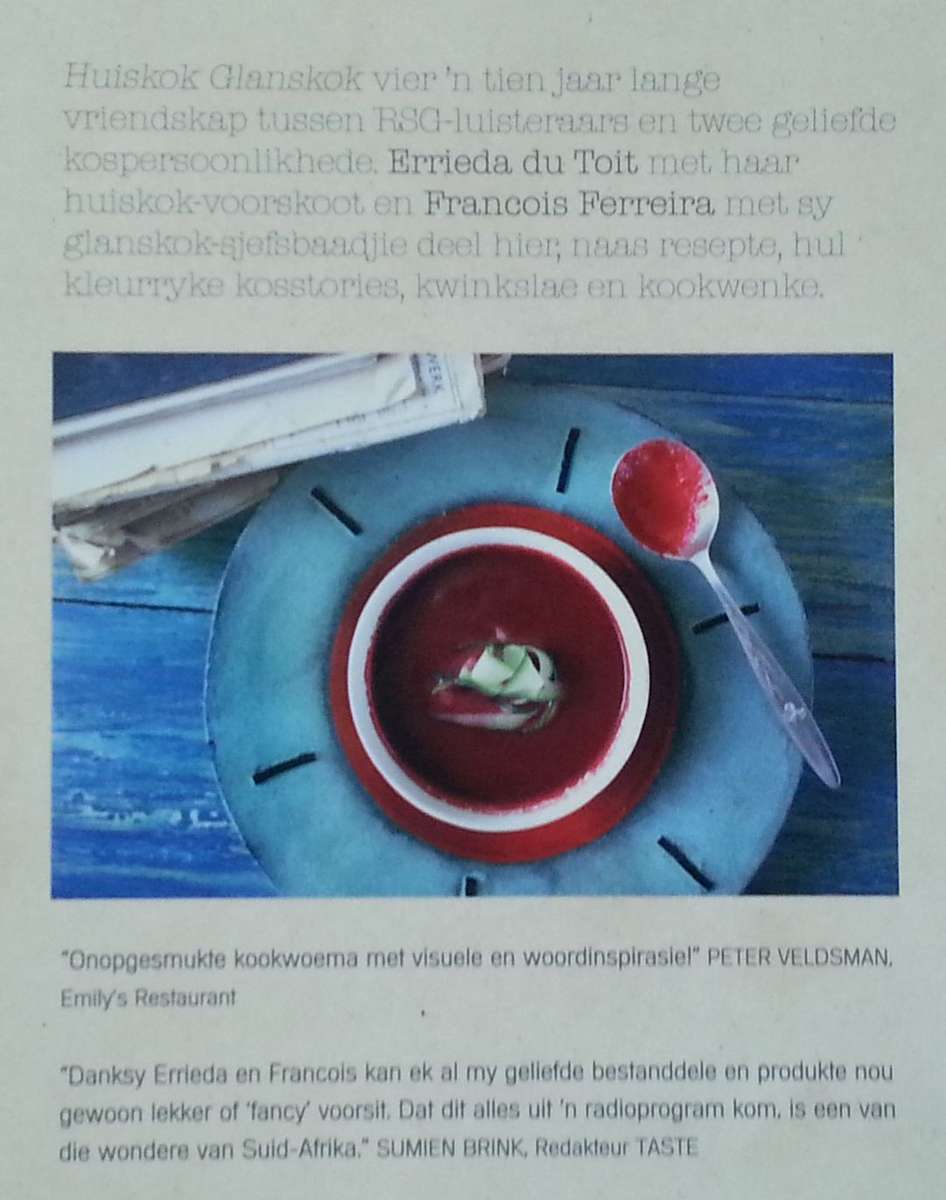 Huiskok, Galnskok (Afrikaans) | Errieda du Toit & Francois Ferreira