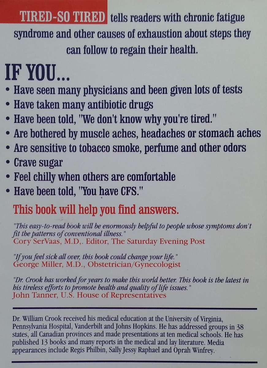 Tired-So Tired! and the "Yeast Connection" | William G. Crook