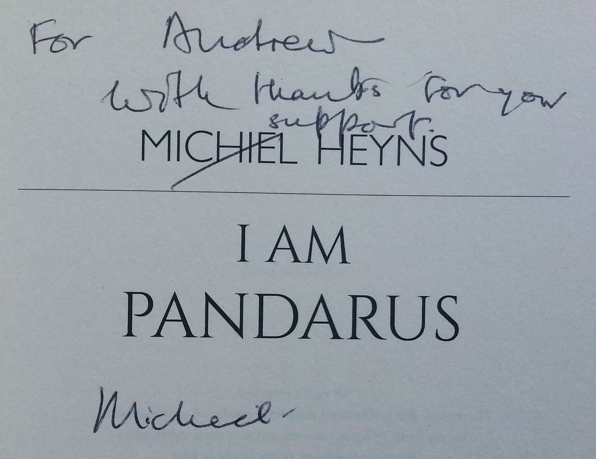 I Am Pandarus (Inscribed by Author) | Michiel Heyns