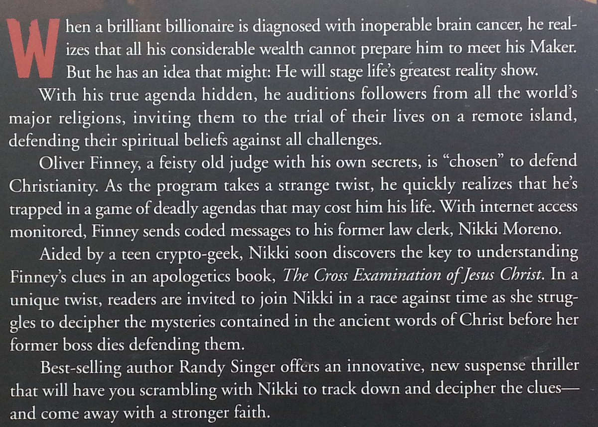 The Cross Examination of Oliver Finney | Randy Singer