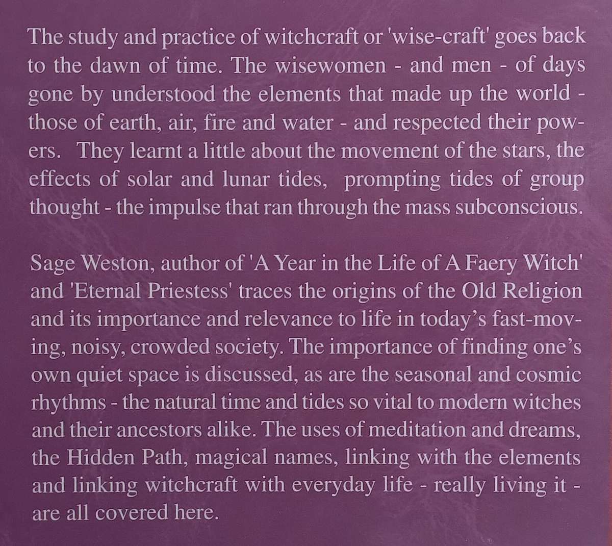 The Wonder of Witchcraft | Sage Weston