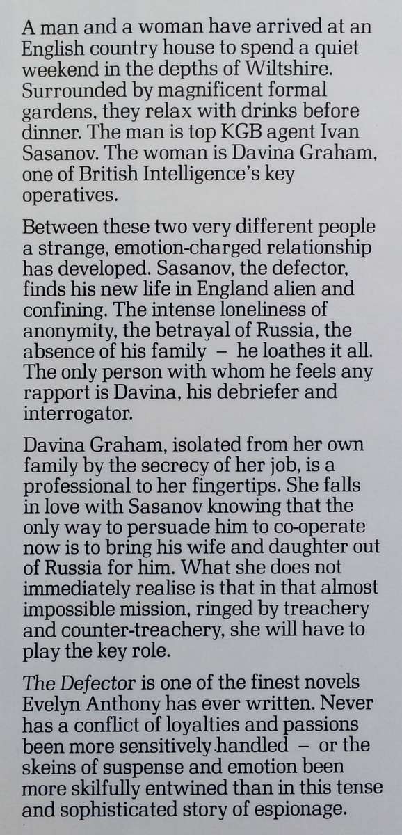 The Defector | Evelyn Anthony