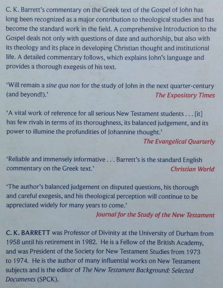 The Gospel According to St John: An Introduction with Commentary and Notes on the Greek Text | C....