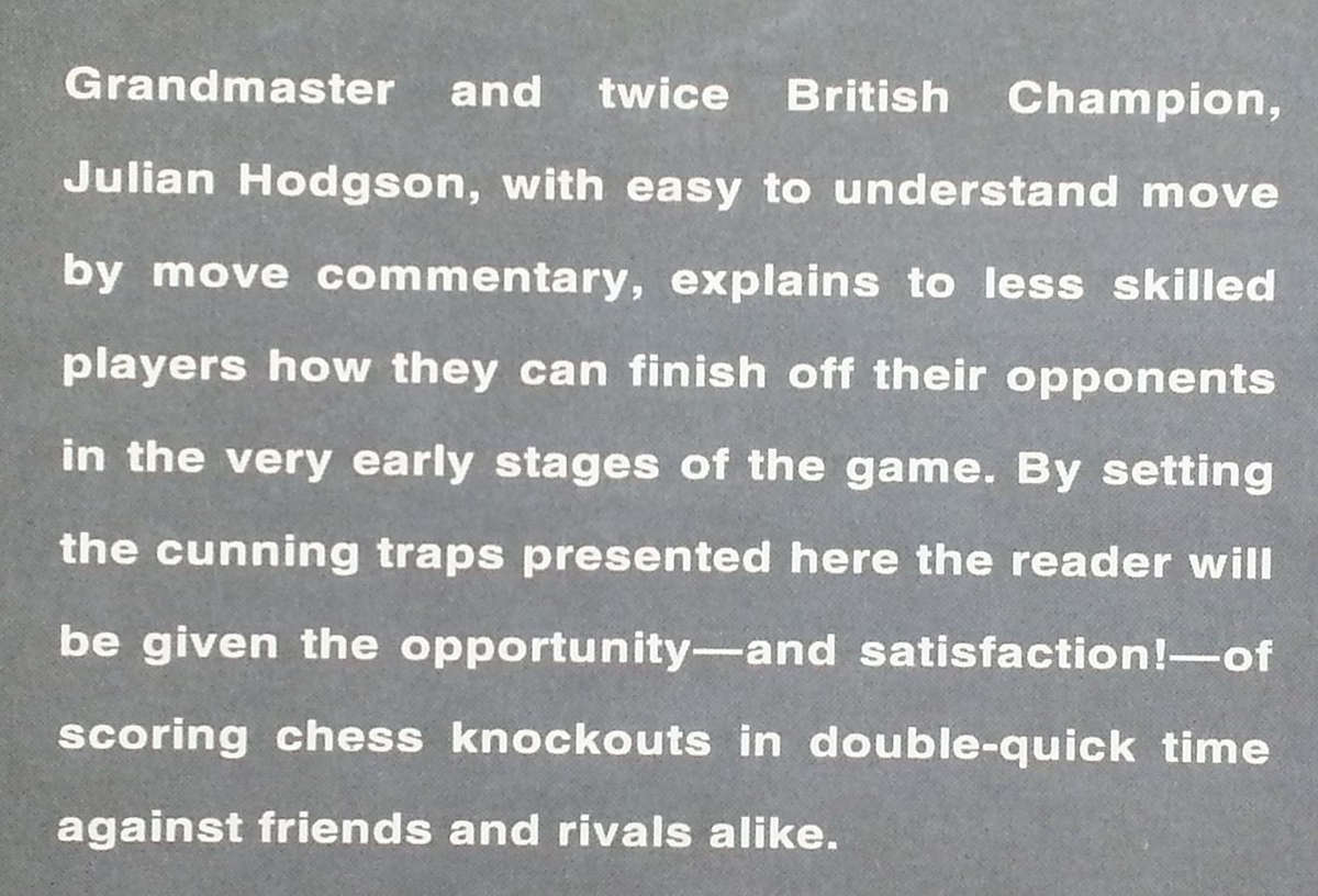 Quick Chess Knockouts | Julian Hodgson