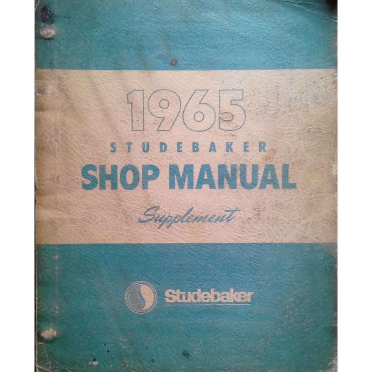 1965 Studebaker Shop Manual Supplement