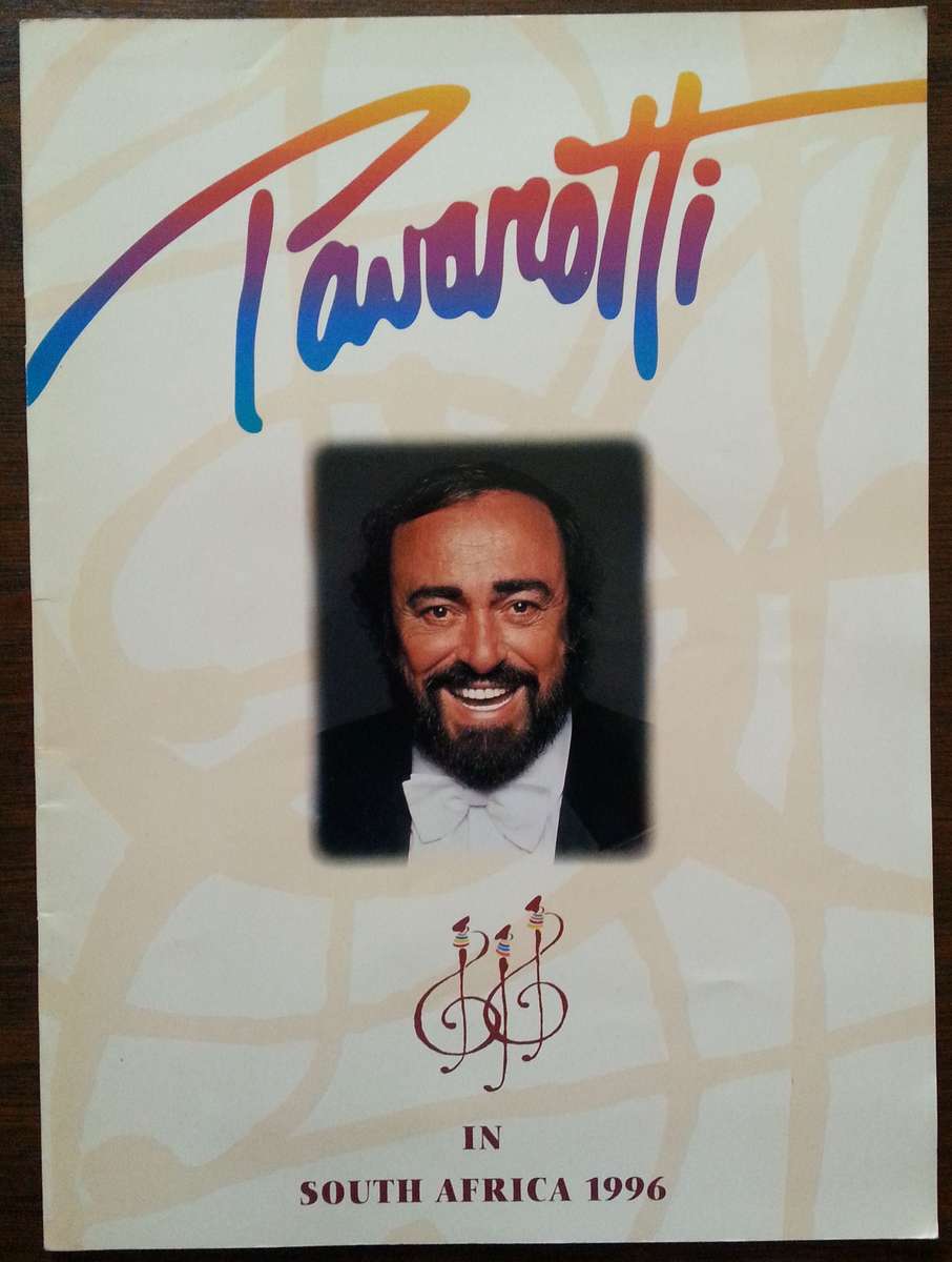 Pavarotti in South Africa 1996 (Souvenir Brochure)
