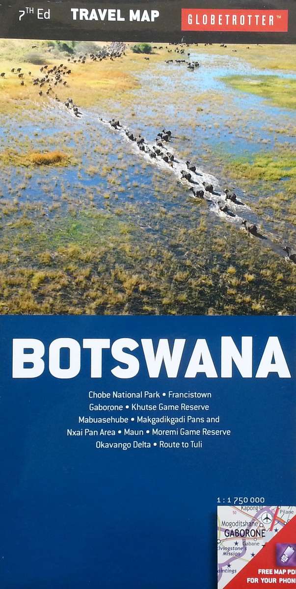 Botswana Travel Map
