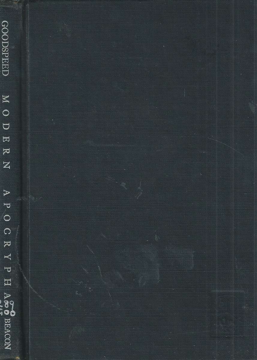 Modern Apocrypha | Edgar J. Goodspeed