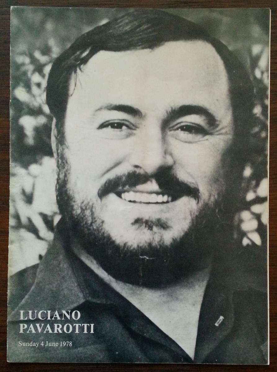 Luciano Pavarotti (Souvenir Brochure)