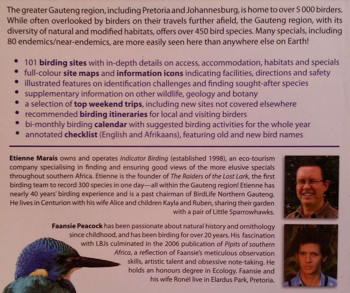 The Chamberlain Guide to Birding Gauteng: 101 Prime Birding Sites in and Around Johannesburg and ...