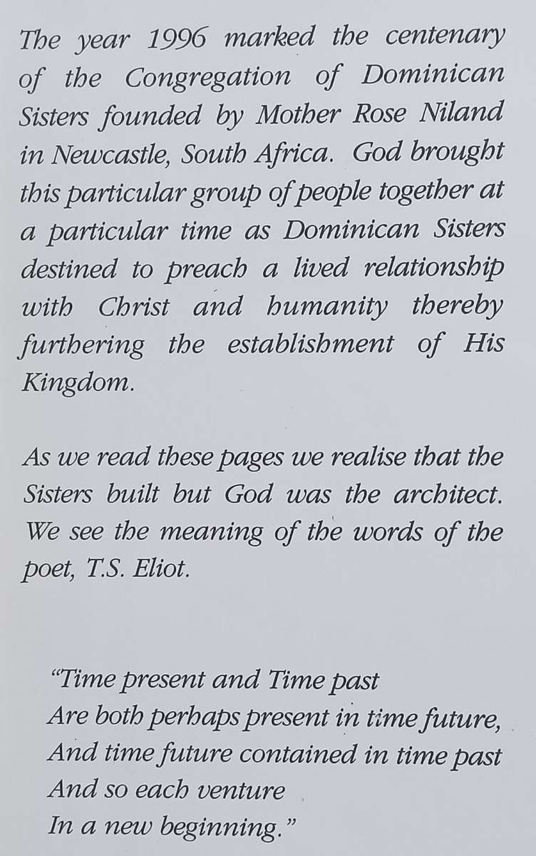 Being Driven Forward: The Story of Mother Rose Niland and the Foundation of Newcastle Dominican S...