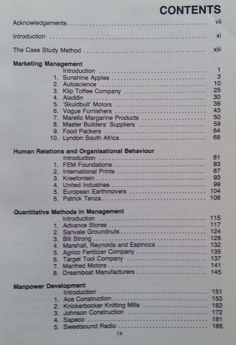 Cases in South African Business Management | John Simpson & Kate Jowell
