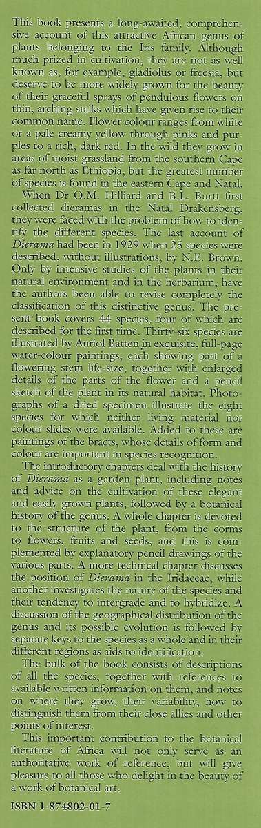 Dierama: The Hairbells of Africa | O. M. Hilliard & B. L. Burtt