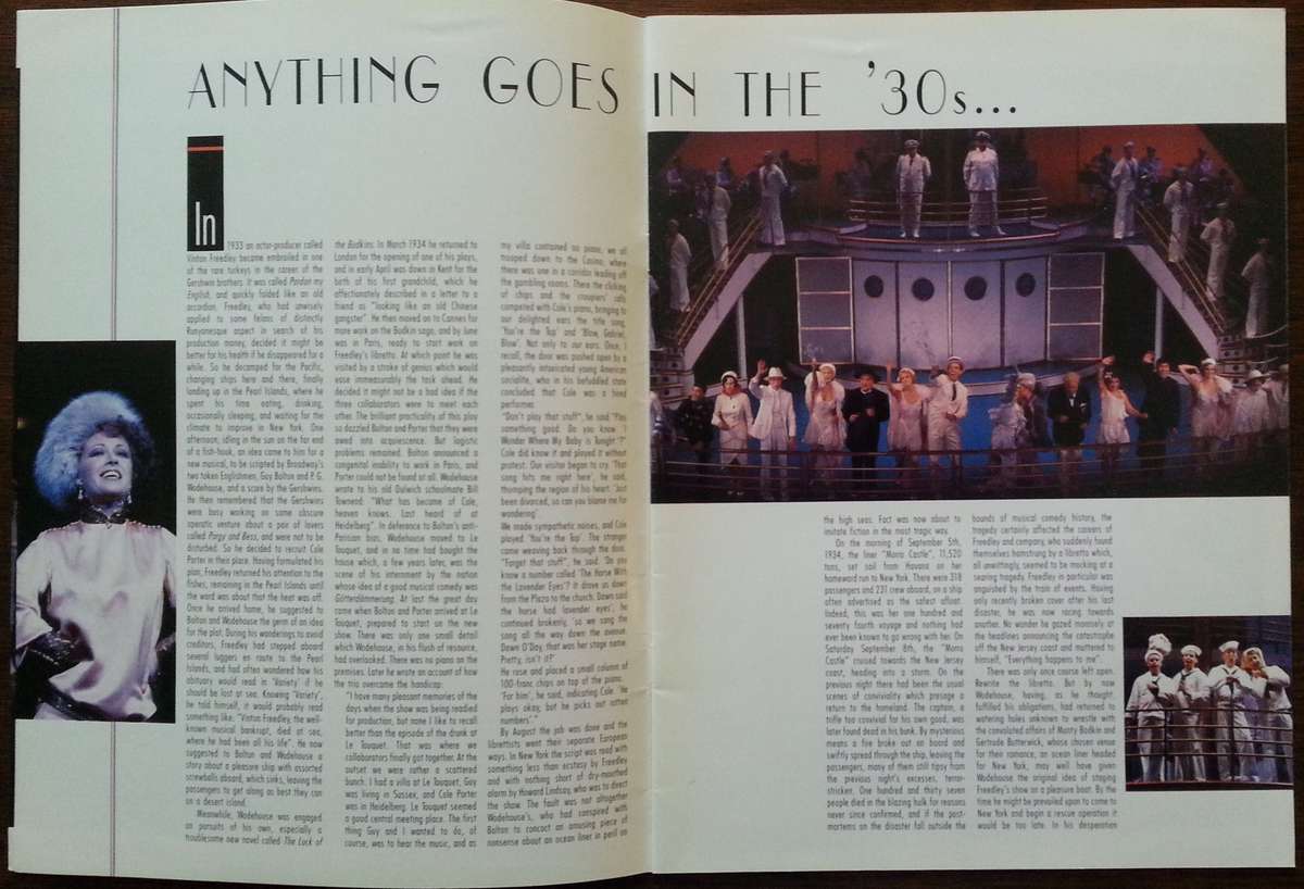 Anything Goes (Souvenir Brochure)