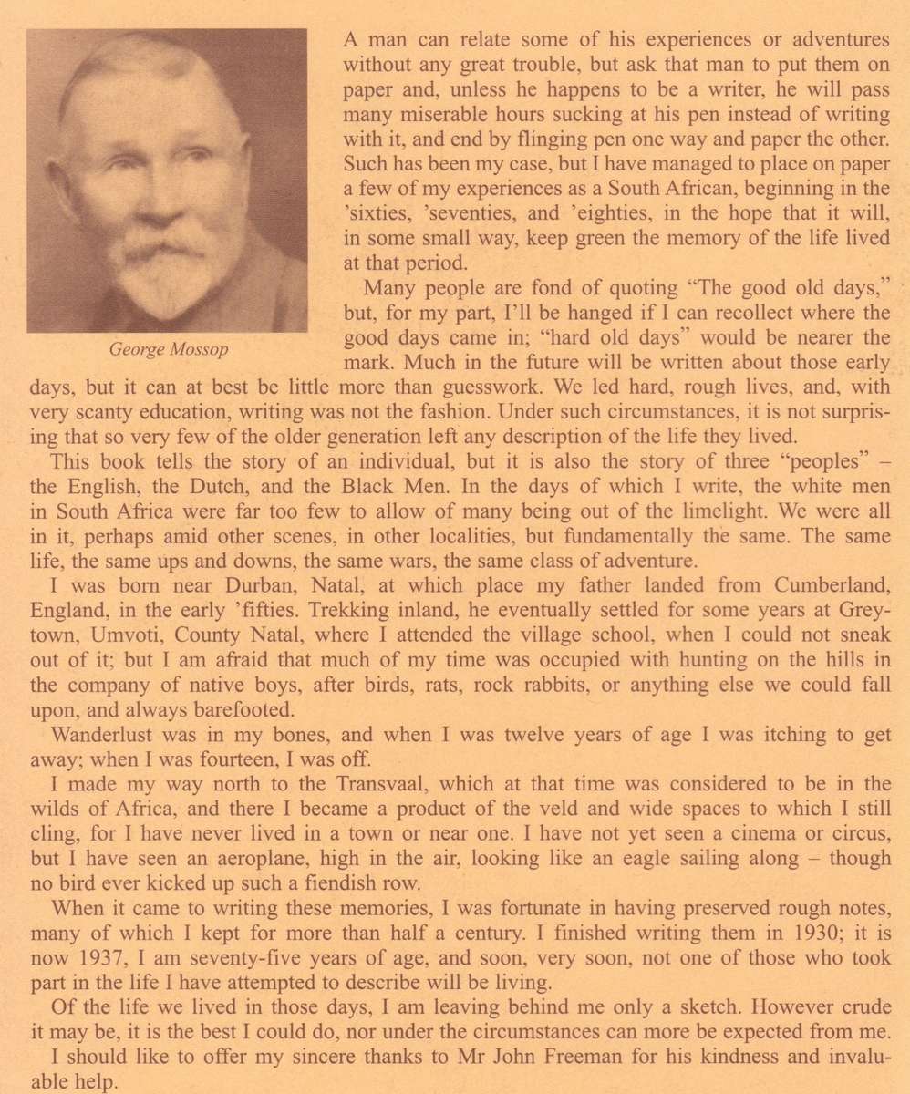 Running the Gauntlet: Some Recollections of Adventure | George Mossop