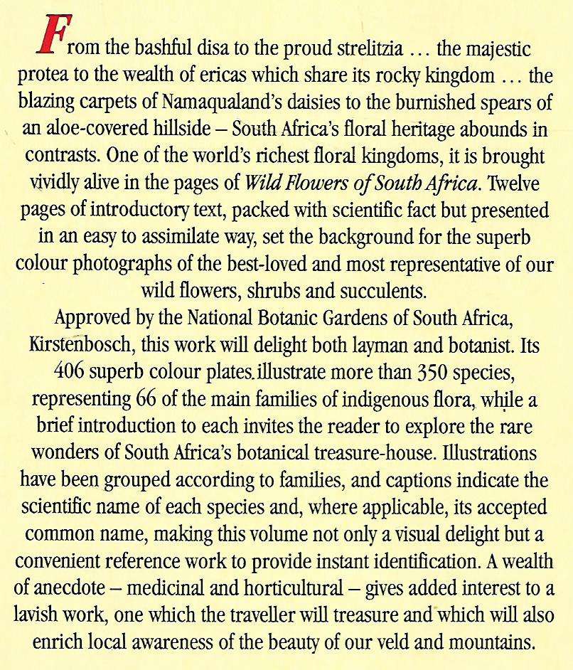 Wild Flowers of South Africa